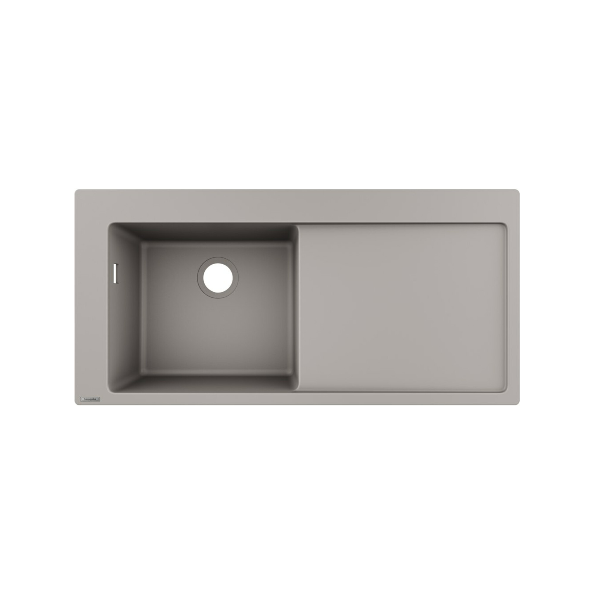 hansgrohe Einbauspüle 450 S5110-F450 1030x490mm, 1 Beck. li, Tropffl R, bg