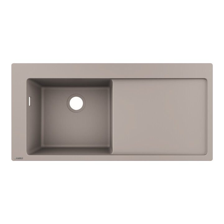 hansgrohe Einbauspüle 450 S5110-F450 1030x490mm, 1 Beck. li, Tropffl R, bg