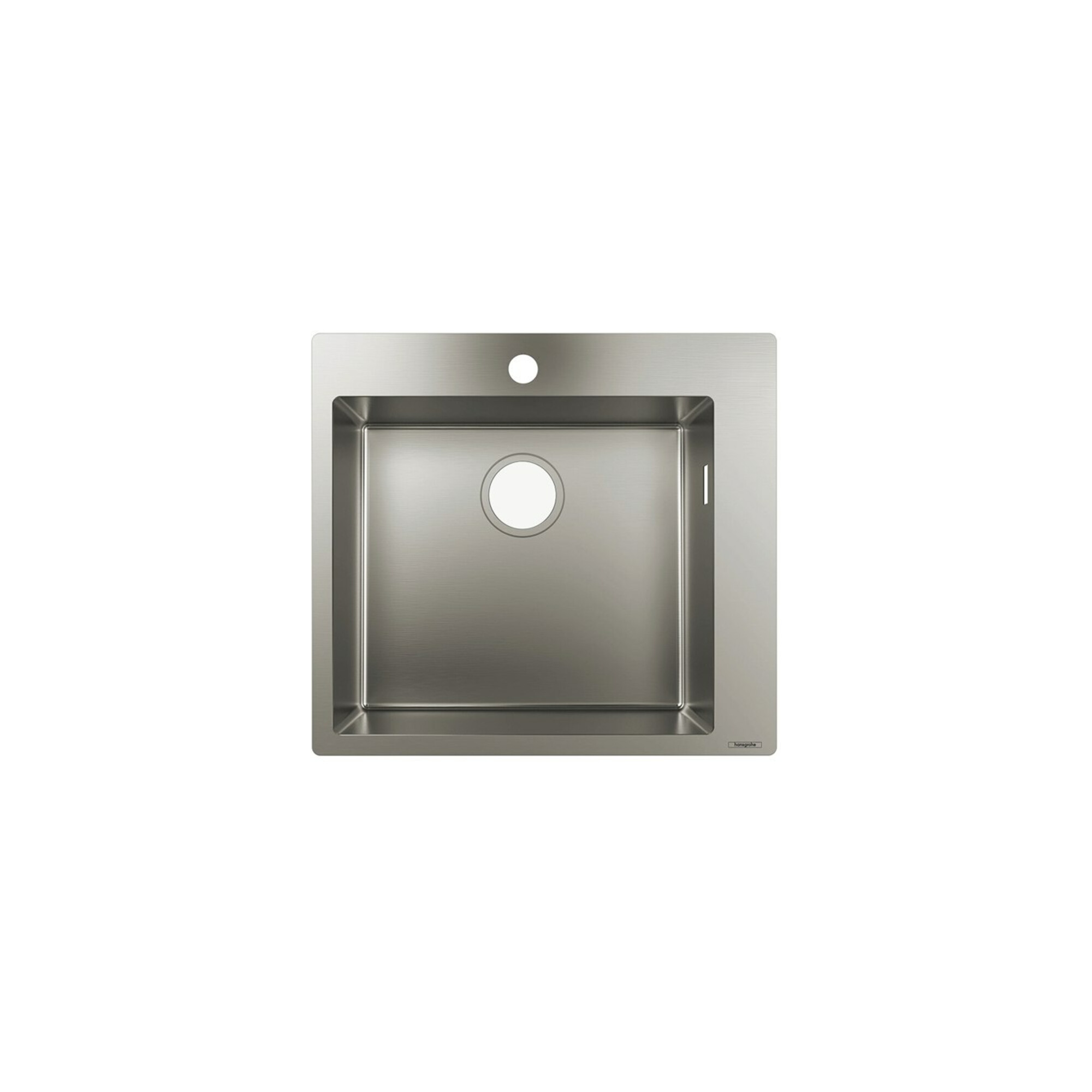hansgrohe Einbauspüle 450 S711-F450 530x480mm, 1 Hauptbe., HL geb., ES