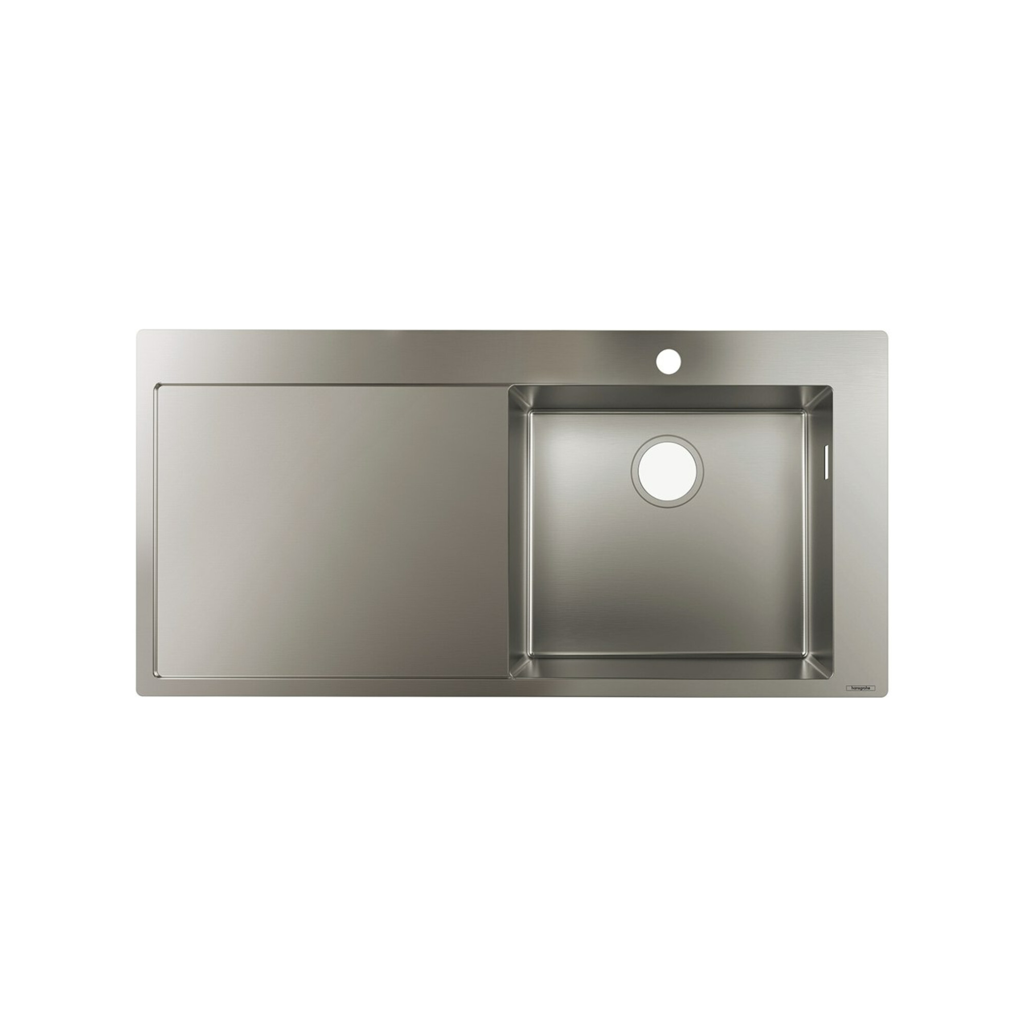 hansgrohe Einbauspüle 450 S715-F450 1025x490mm, 1 Beck. R, Abtropffl. li, ES