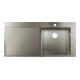 hansgrohe Einbauspüle 450 S715-F450 1025x490mm, 1 Beck. R, Abtropffl. li, ES-4
