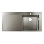 hansgrohe Einbauspüle 450 S715-F450 1025x490mm, 1 Beck. R, Abtropffl. li, ES-4