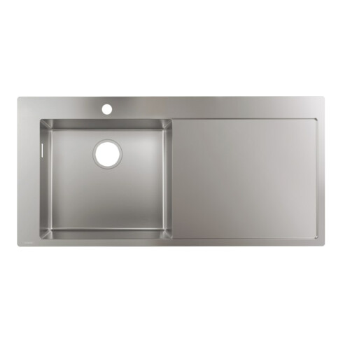 hansgrohe Einbauspüle 450 S716-F450 1025x490mm, 1 Beck. li, Tropffl re, ES