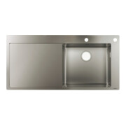 hansgrohe Einbauspüle 450 S717-F450 1025x490mm, 1 Beck. R, Abtropffl. li, ES