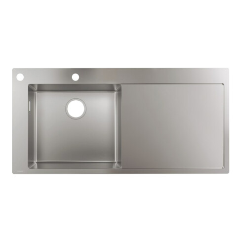 hansgrohe Einbauspüle 450 S718-F450 1025x490mm, 1 Beck. li, Tropffl re, ES