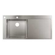 hansgrohe Einbauspüle 450 S718-F450 1025x490mm, 1 Beck. li, Tropffl re, ES