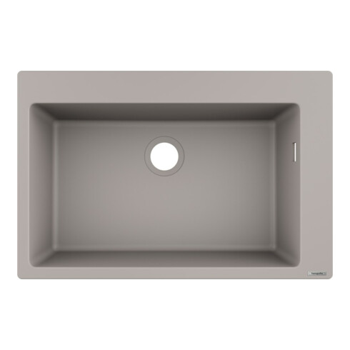 hansgrohe Einbauspüle 660 S510-F660 750x490mm, 1 Beck., HL vordef., betongr
