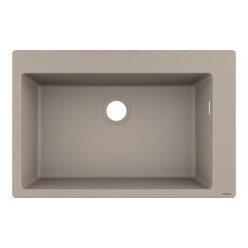 hansgrohe Einbauspüle 660 S510-F660 750x490mm, 1 Beck., HL vordef., betongr