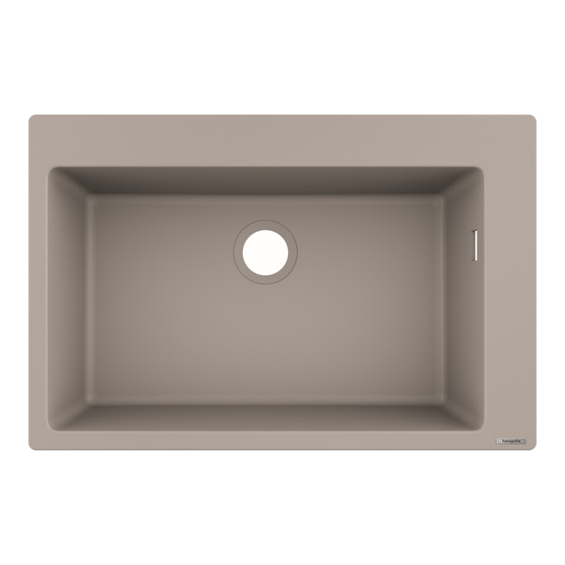 hansgrohe Einbauspüle 660 S510-F660 750x490mm, 1 Beck., HL vordef., betongr