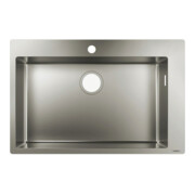 hansgrohe Einbauspüle 660 S711-F660 740x480mm, 1 Hauptbe., HL geb., ES