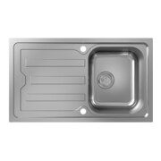 hansgrohe Einbauspüle S44 m Tropffl, US 45cm, 850x490mm, ES