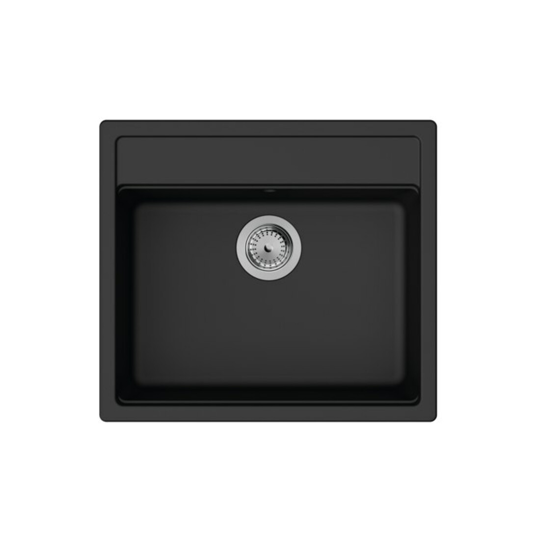 hansgrohe Einbauspüle S52 S520-F510 550x490mm, 1 Hauptbecken, graphitschwarz