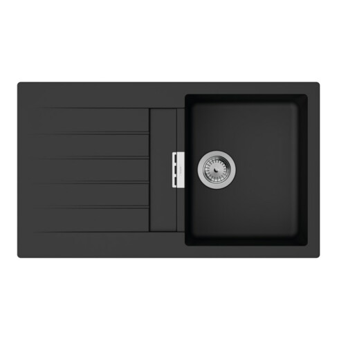 hansgrohe Einbauspüle S520 m Tropffl, 840x480mm, 1 Beck., gsw
