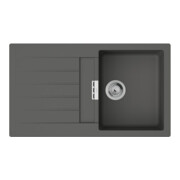hansgrohe Einbauspüle S520 m Tropffl, 840x480mm, 1 Beck., steingrau
