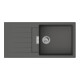 hansgrohe Einbauspüle S520 m Tropffl, 980x480mm, 1 Beck., steingrau-1