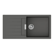 hansgrohe Einbauspüle S520 m Tropffl, 980x480mm, 1 Beck., steingrau