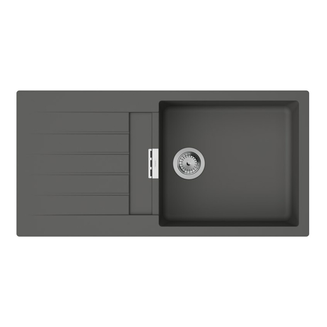 hansgrohe Einbauspüle S520 m Tropffl, 980x480mm, 1 Beck., steingrau