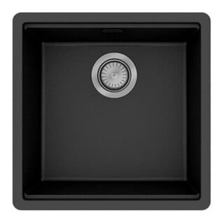 hansgrohe Einbauspüle S53 SilicaTec, 447x447mm, graphitschwarz