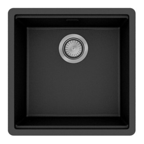 hansgrohe Einbauspüle S53 SilicaTec, 447x447mm, graphitschwarz