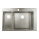 hansgrohe Einbauspüle S711-F655 180/450 735x480mm, 1 Haupt-/1 Zu.B, HL geb., ES-1