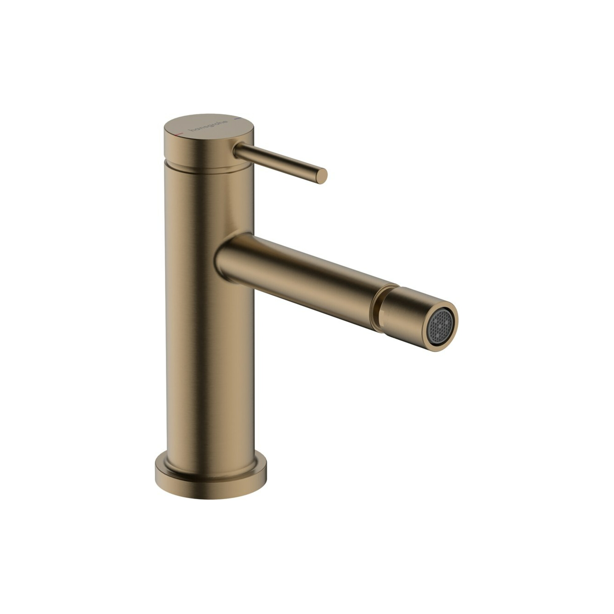 hansgrohe Einhebel-Bidetarmatur Tecturis S m Zugst.Abl.Gar., brushed bronze