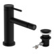 hansgrohe Einhebel-Bidetarmatur Tecturis S m Zugstangen-Ablaufgarnitur, mattschwarz-3