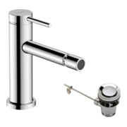 hansgrohe Einhebel-Bidetarmatur Tecturis S mit Zugstangen-Ablaufgarnitur, chrom-3