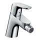 hansgrohe Einhebel-Bidetmischer FOCUS DN 15 mit Zugstangen-Ablaufgarnitur G 1 1/4" chrom-1