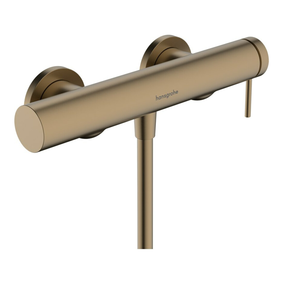 hansgrohe Einhebel-Brausearmatur Tecturis S AP, brushed bronze