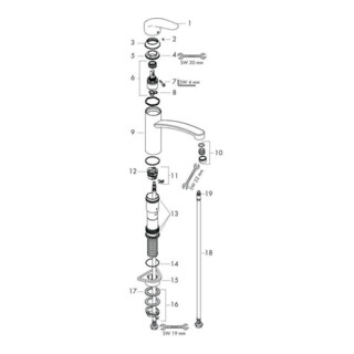 hansgrohe Einhebel-Spültischmischer 160 FOCUS DN 15 Edelstahl-Optik