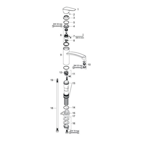 hansgrohe Einhebel-Spültischmischer 160 LOGIS DN 15 chrom