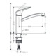 hansgrohe Einhebel-Spültischmischer 160 LOGIS DN 15 chrom-5