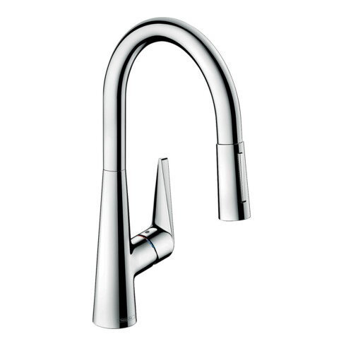 hansgrohe Spültisch-Einhebelmischer 200 Talis M51 mit Ausziehbrause, 2jet, chrom