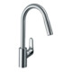 hansgrohe Einhebel-Spültischmischer 240 FOCUS mit Ausziehbrause chrom-1
