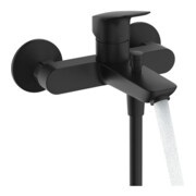 hansgrohe Einhebel-Wannenarmatur Logis mattschwarz, AP, Ausladung 194mm-3