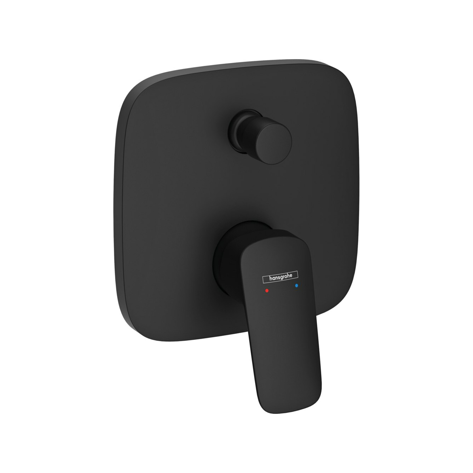 hansgrohe Einhebel-Wannenarmatur Logis mattschwarz, UP