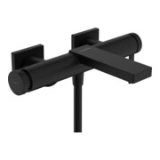 hansgrohe Einhebel-Wannenarmatur Tecturis E Ausladung 213mm, AP, mattschwarz