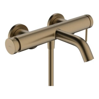 hansgrohe Einhebel-Wannenarmatur Tecturis S AP, brushed bronze
