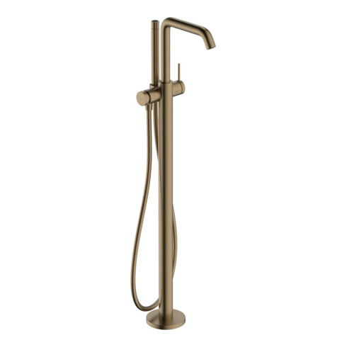 hansgrohe Einhebel-Wannenarmatur Tecturis S bodenstehend, brushed bronze