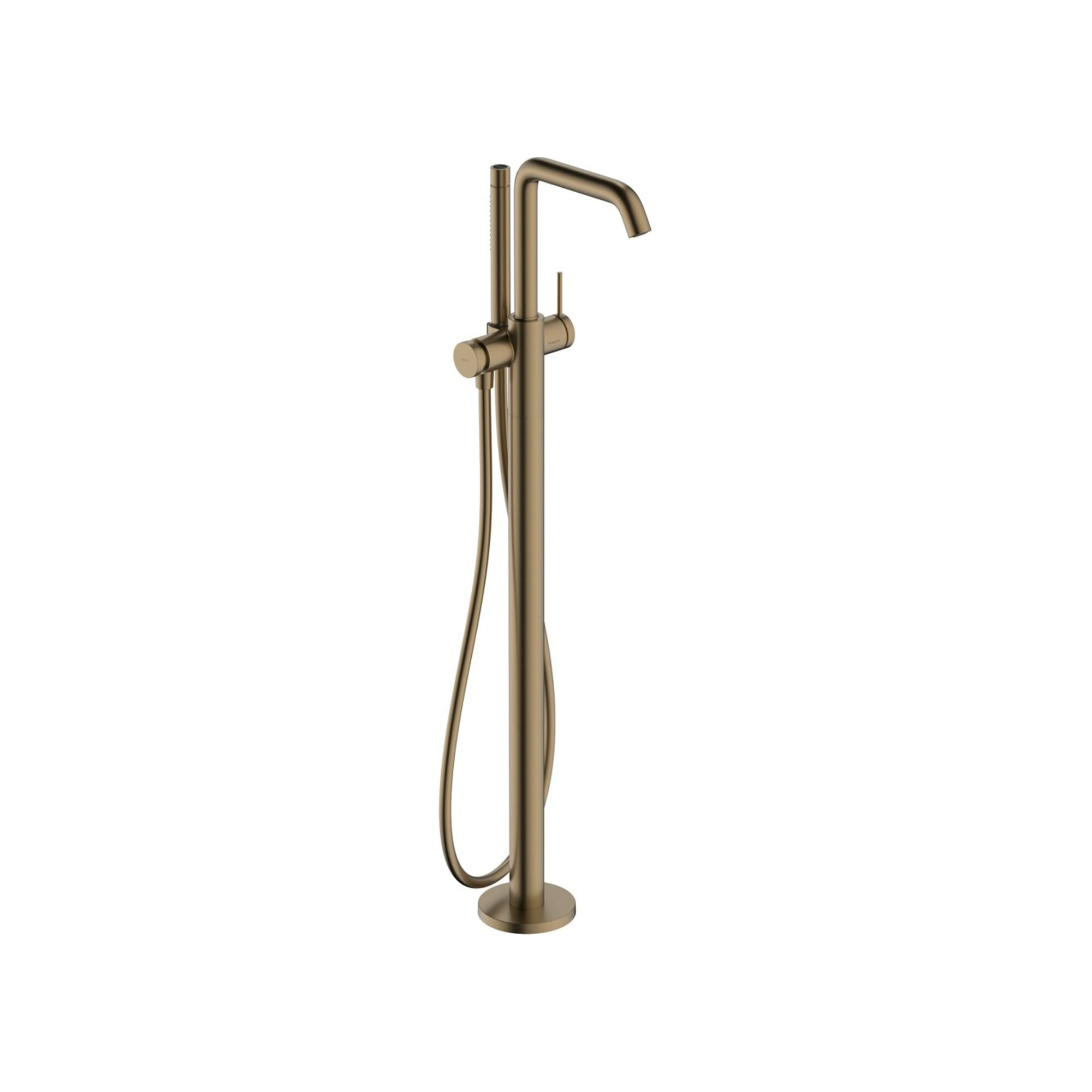 hansgrohe Einhebel-Wannenarmatur Tecturis S bodenstehend, brushed bronze