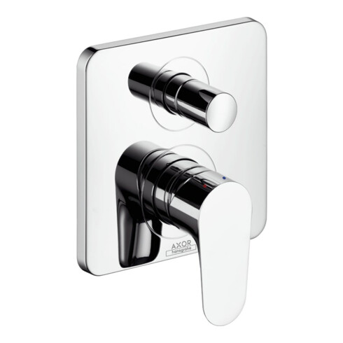 hansgrohe Fertigset Axor Citterio M UP-Wannen-Einhebelmischer, chrom