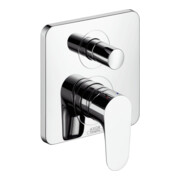 hansgrohe Fertigset Axor Citterio M UP-Wannen-Einhebelmischer, chrom