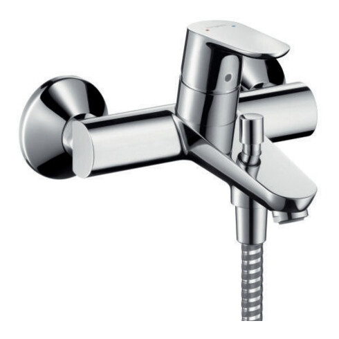 hansgrohe Einhebel-Wannenmischer FOCUS Aufputz, DN 15 chrom