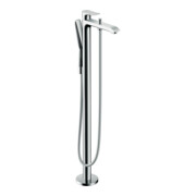 hansgrohe Fertigmontageset Metris Wannen-Einhebelmischer, bodenstehend, chrom