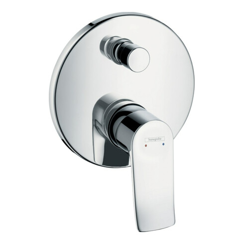 hansgrohe Fertigmontageset Metris UP-WA.-EHM, Ro rd, m i Sich.Kombi, chr