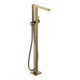 hansgrohe Einhebel-Wannenmischer Tecturis E bodenstehend, brushed bronze-1