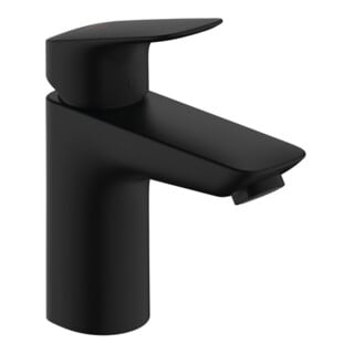 hansgrohe Einhebel-Waschtischarmatur Logis KS-Zugst.-Abl., m CSt, A 108mm, matt-sw