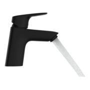 hansgrohe Einhebel-Waschtischarmatur Logis KS-Zugst.-Abl., o CSt, A 107mm, matt-sw-4