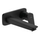 hansgrohe Einhebel-Waschtischarmatur Logis matt-sw, UP, f Wandmont., Ausl. 195mm-1