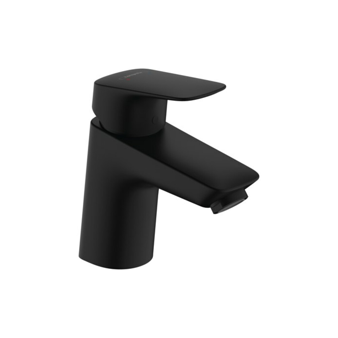 hansgrohe Einhebel-Waschtischarmatur Logis Met.-Zugst.-Abl., o CSt, A 107mm, ms